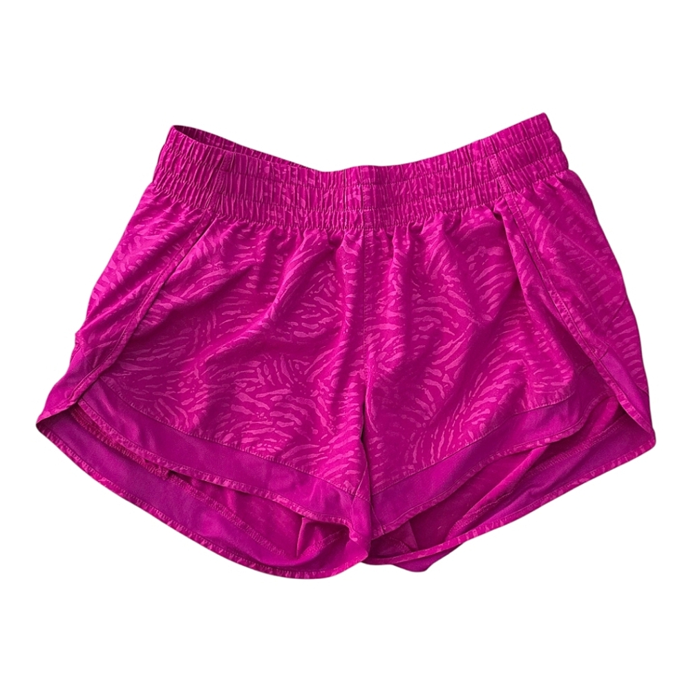 Athleta Racwr Run Vibrant Pink Women's Athletic Shorts Size S - Picture 1 of 6